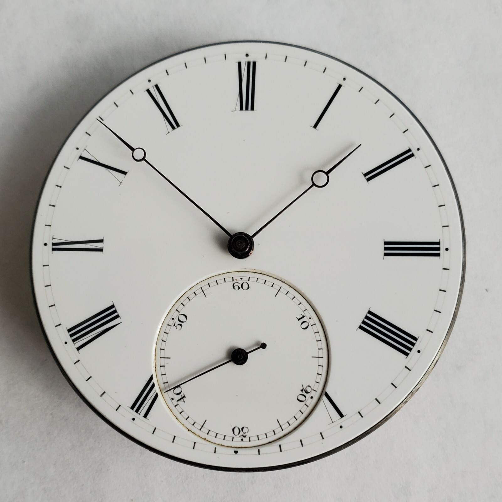 Running 46.5mm Magnificent High Grade Detent Chronometer Keywind Nickel Movement
