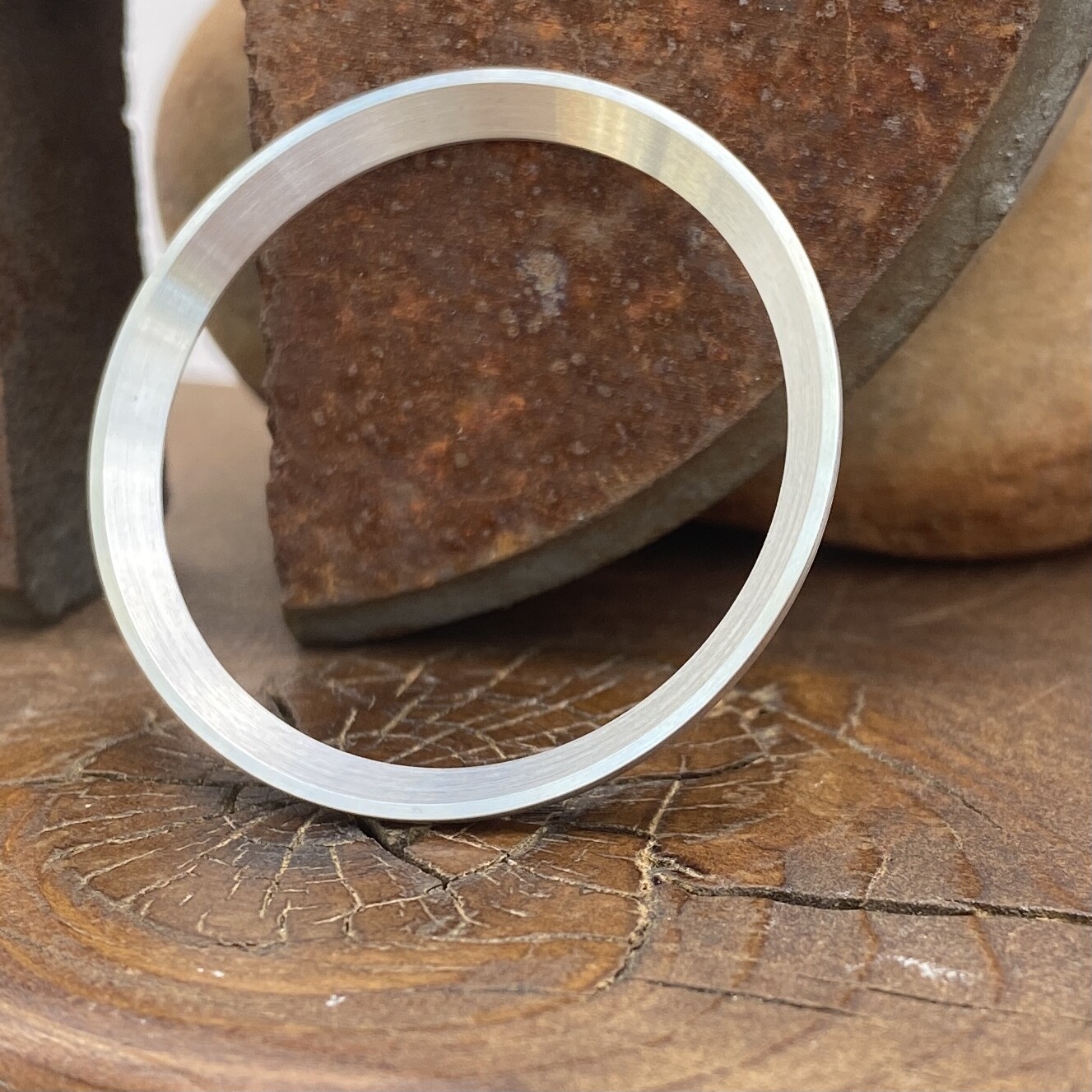Brushed Stainless Steel Chapter Ring for Seiko SRP SRP777 Turtles ~ US Seller
