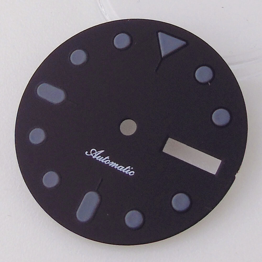 29mm Grey/Black Sterile Watch Dial Fit NH36 NH36A Automatic Movement Watch Parts