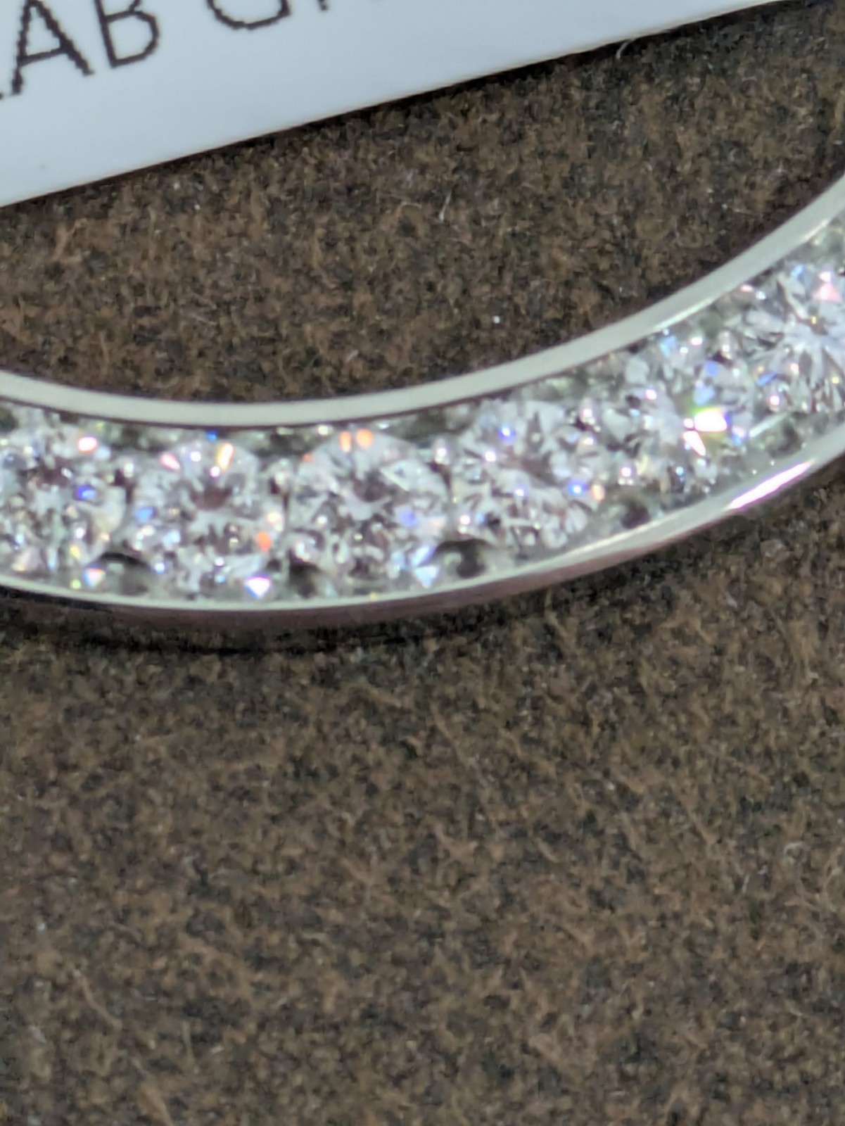 LAB GROWN Mens Steel Diamond Bezel For Rolex 36mm 3.00 Cts LAB GROWN DIAMONDS