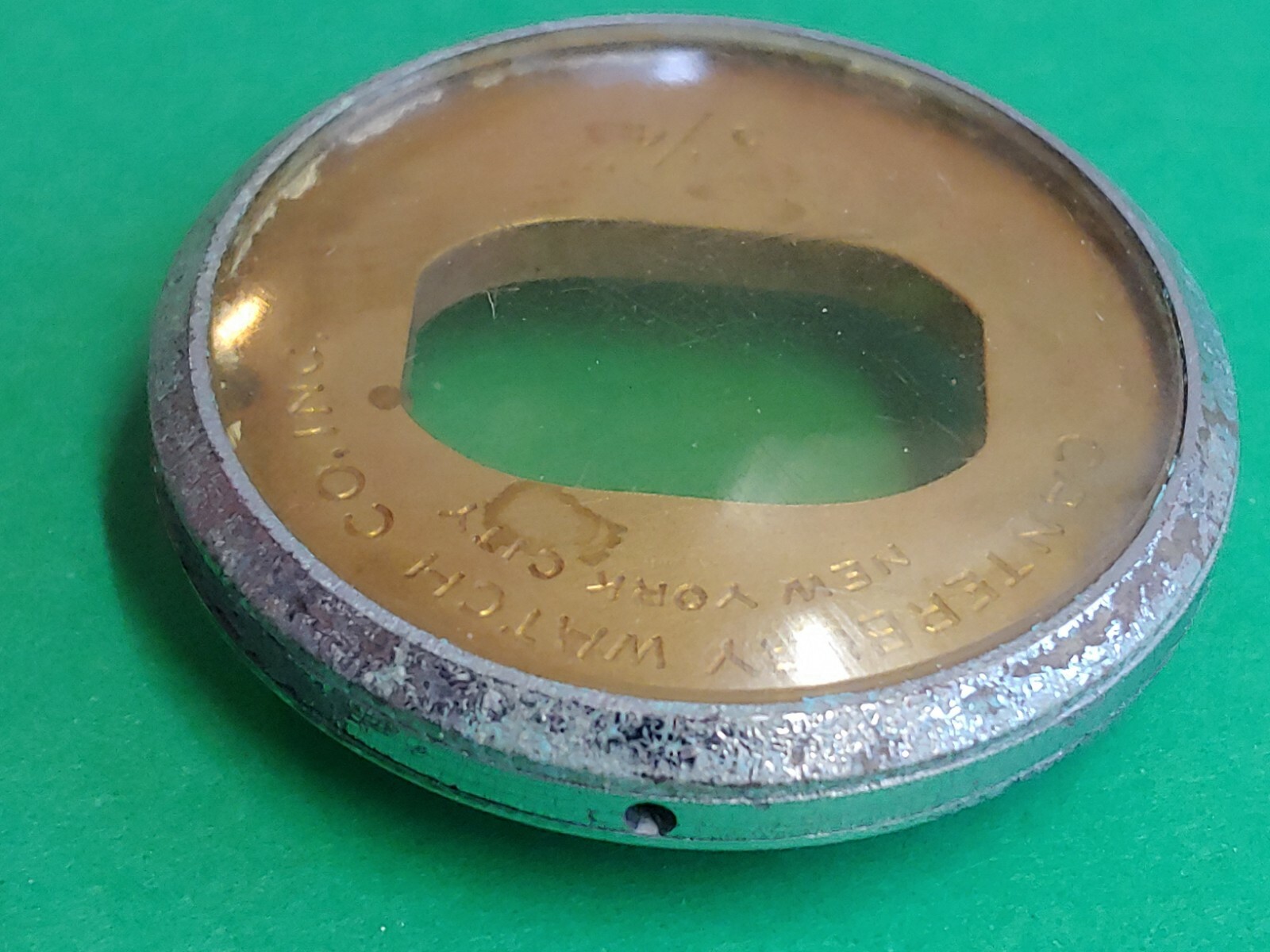 Vintage Canterbury Watch Co. Inc. New York City 5 1/4″‘ Watch Display Case.