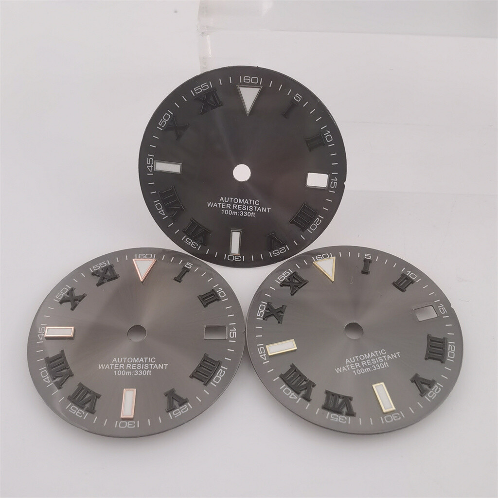 29mm Watch Dial NH35 luminous sterile Automatic movement Sterile Watches Parts