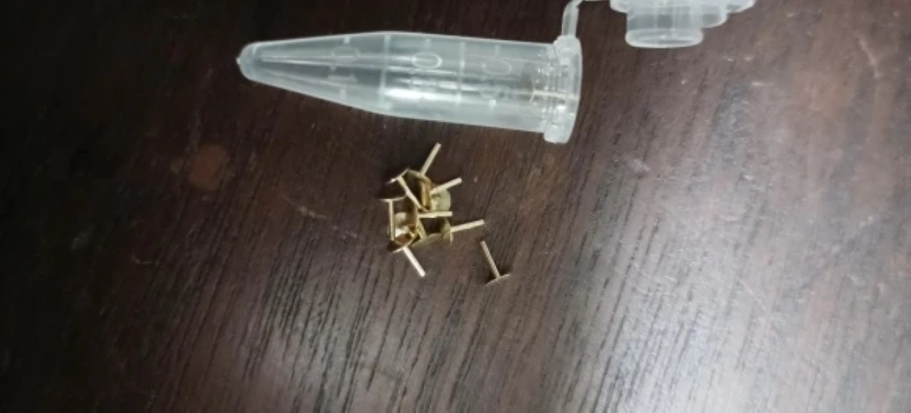 Universal Watch Dial Feet Pin 0.6mm Copper Dial Foot Repair Replacement Part