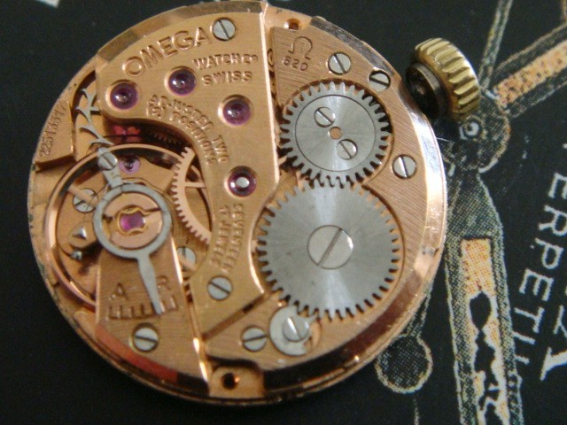 Vintage Omega calibre 620 Geneve DeVille watch movement project parts project GC