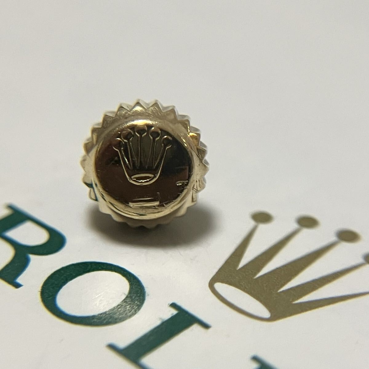 Rolex Genuine 530-8 Yellow Gold Crown 5.3mm Fits 69173 Used