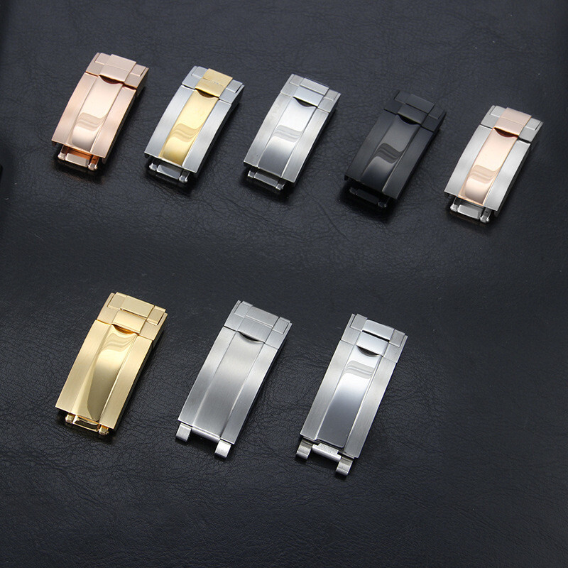 16 X 9 RAIL GLIDE LOCK CLASP FOR ROLEX SUBMARINER GMT DAYTONA COMFORT LINK G/S