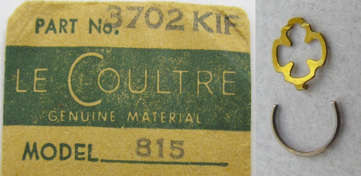 LeCoultre 815 watch movement part: one(1) kif spring assembly #3702