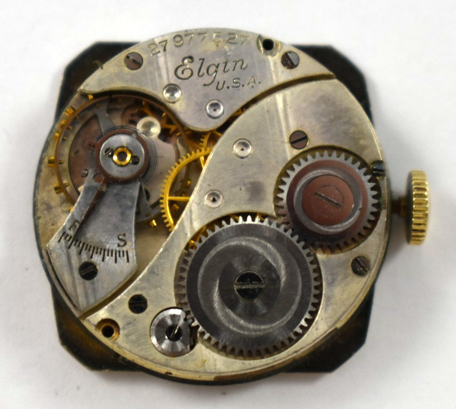 Vintage Elgin Manual Wind 430 6/0s 7J Wrist Watch Movement lot.qn
