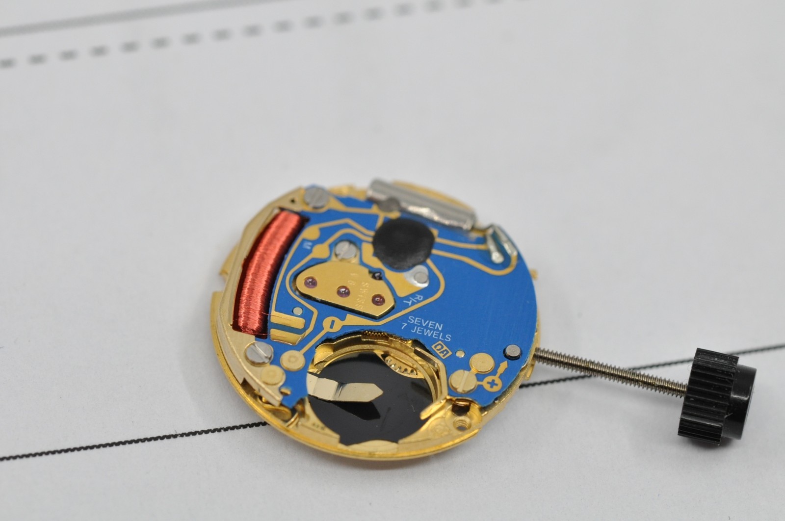 watch movement ETA 956.112 two hands date at 3 new