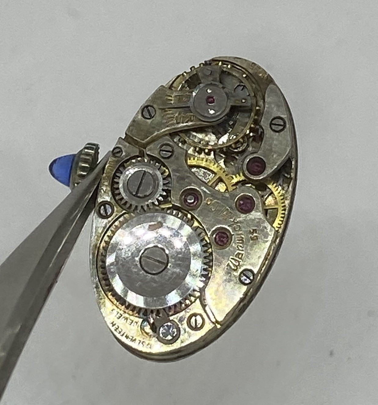 Warwick Watch Movement Manual Wind Good Balance Cal. 225 17 jewels -6.5 W/ Dial