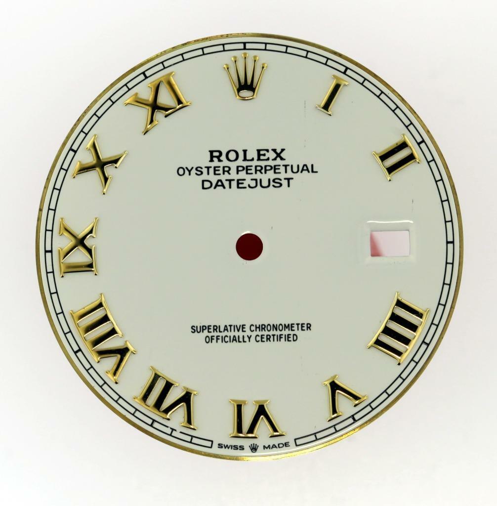Original Men’s Rolex Datejust 41 126333 126303 Gloss White Roman Dial 2/T #K5