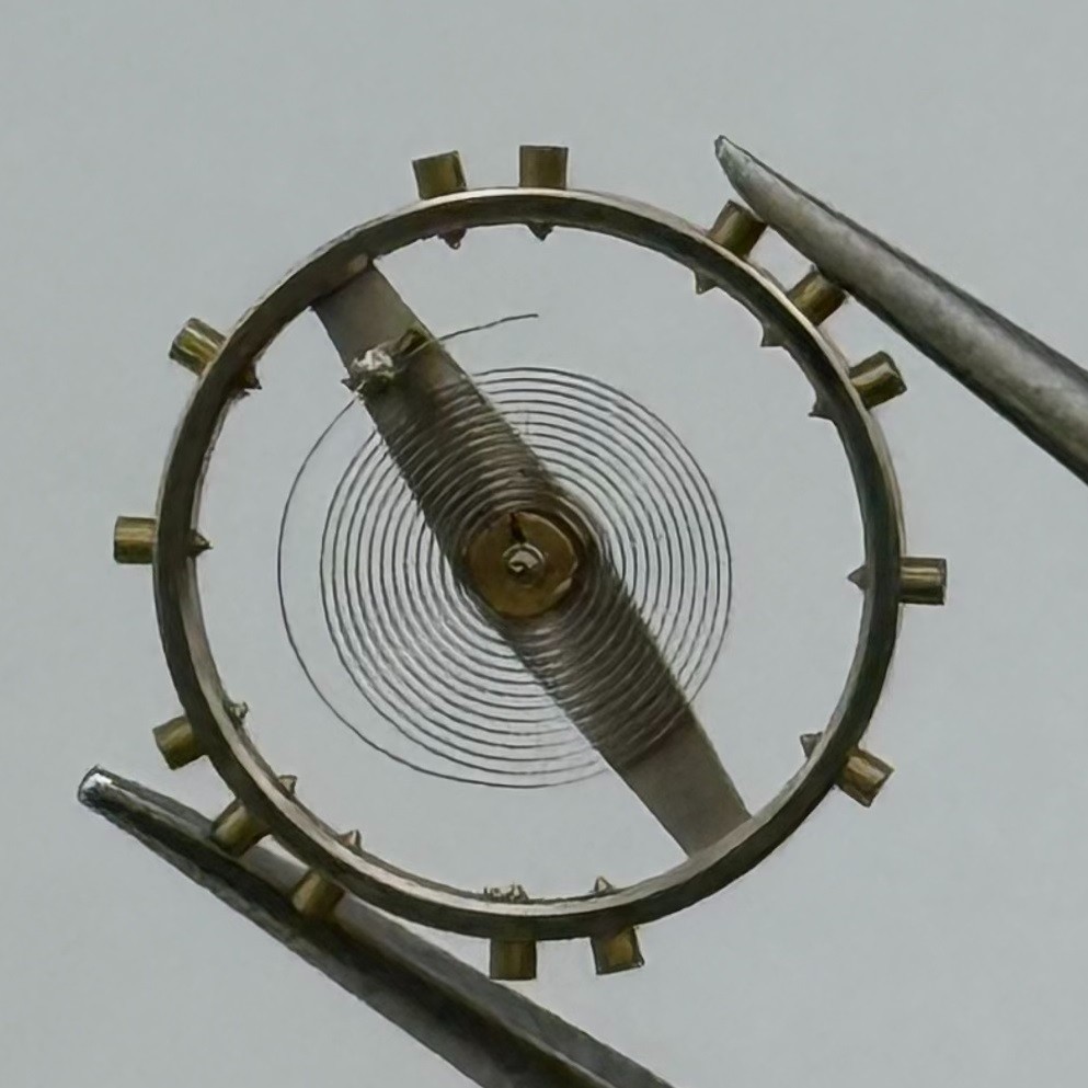 Arogno 90 190 Balance Wheel Complete And Spring Pour Watch Movement Parts NOS
