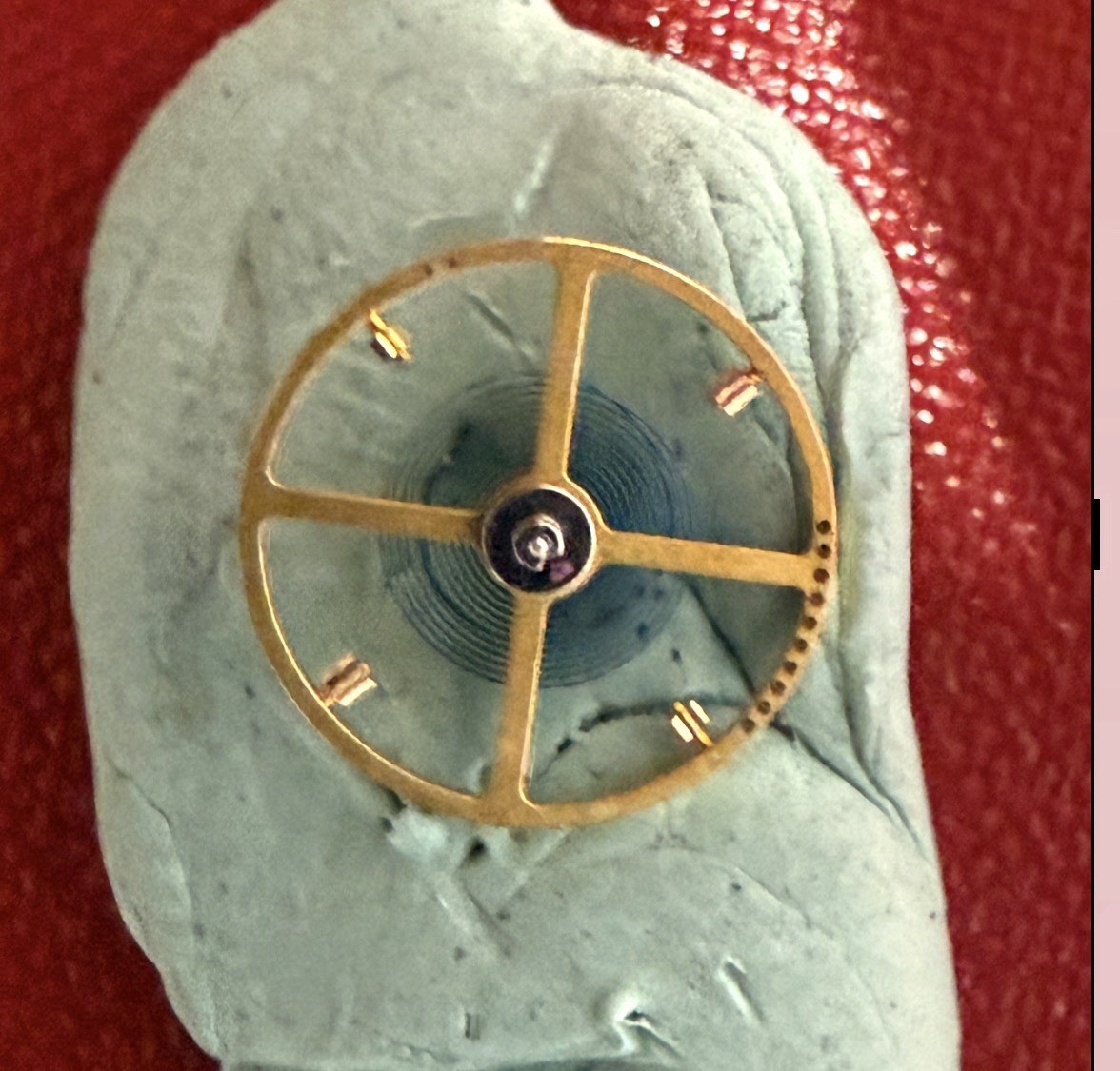 Balance wheel Blu for Rolex (cod. 4130-432) — Good Used Condition.