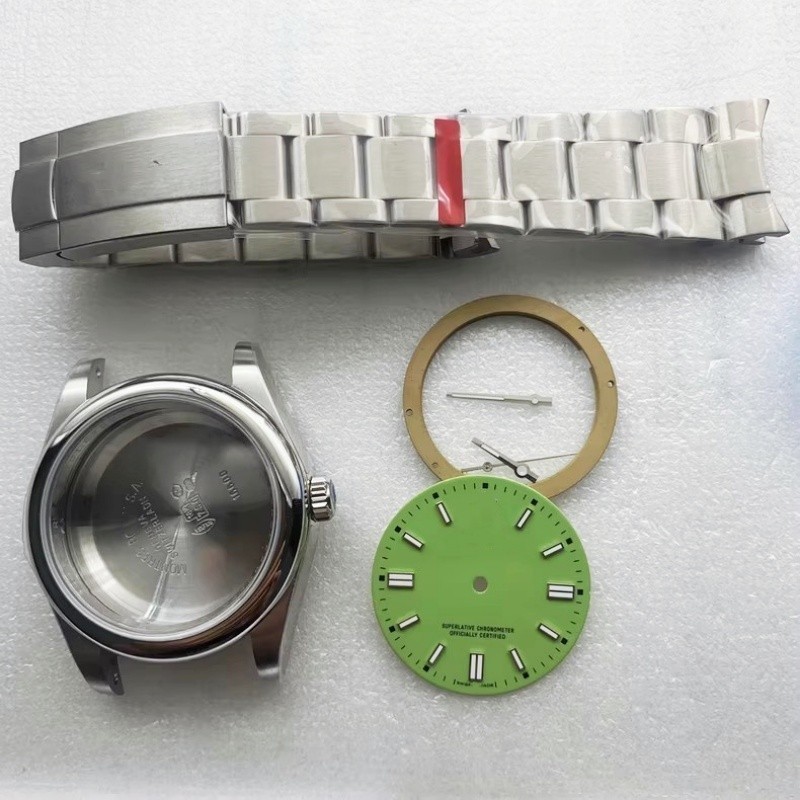 DIY 41mm Watch Steel Case kit For ETA 2824 Movement After-sales accessories