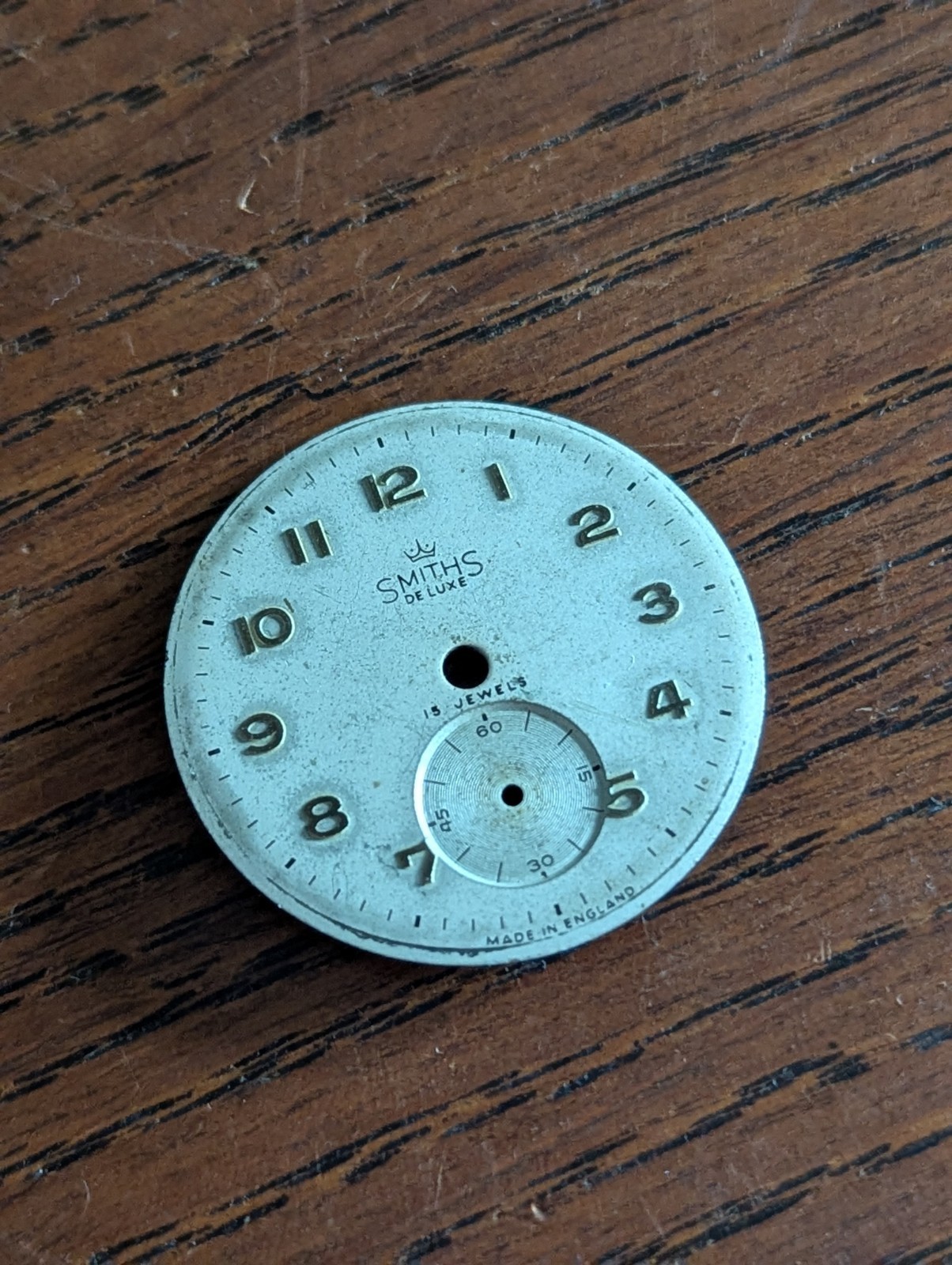 Smiths DeLuxe Watch Dial, Everest Range, Good Condition, 29mm #N1000