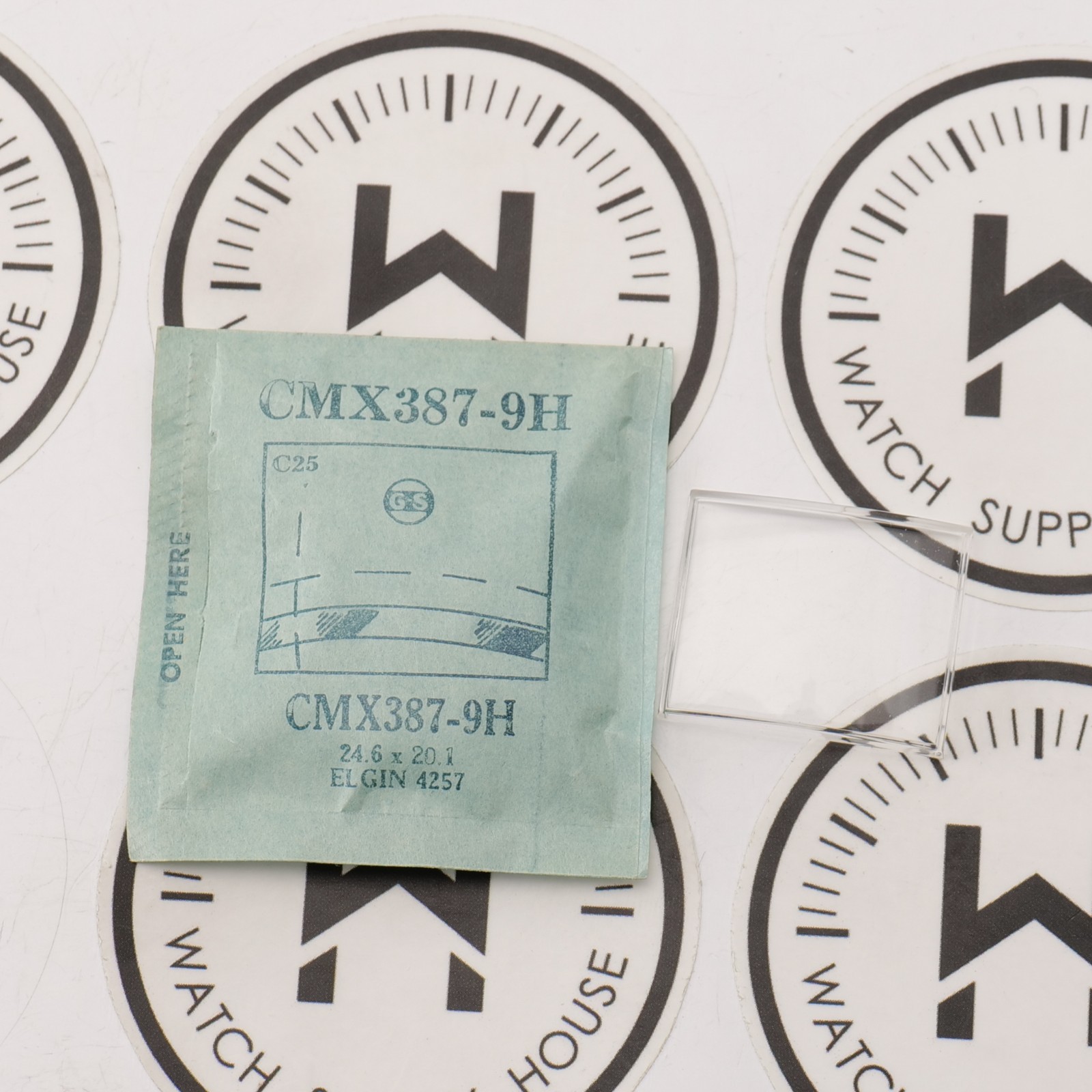 Vintage GS CMX387-9H Crystal Elgin 24.6 x 20.1 New Old Stock Part (MX)