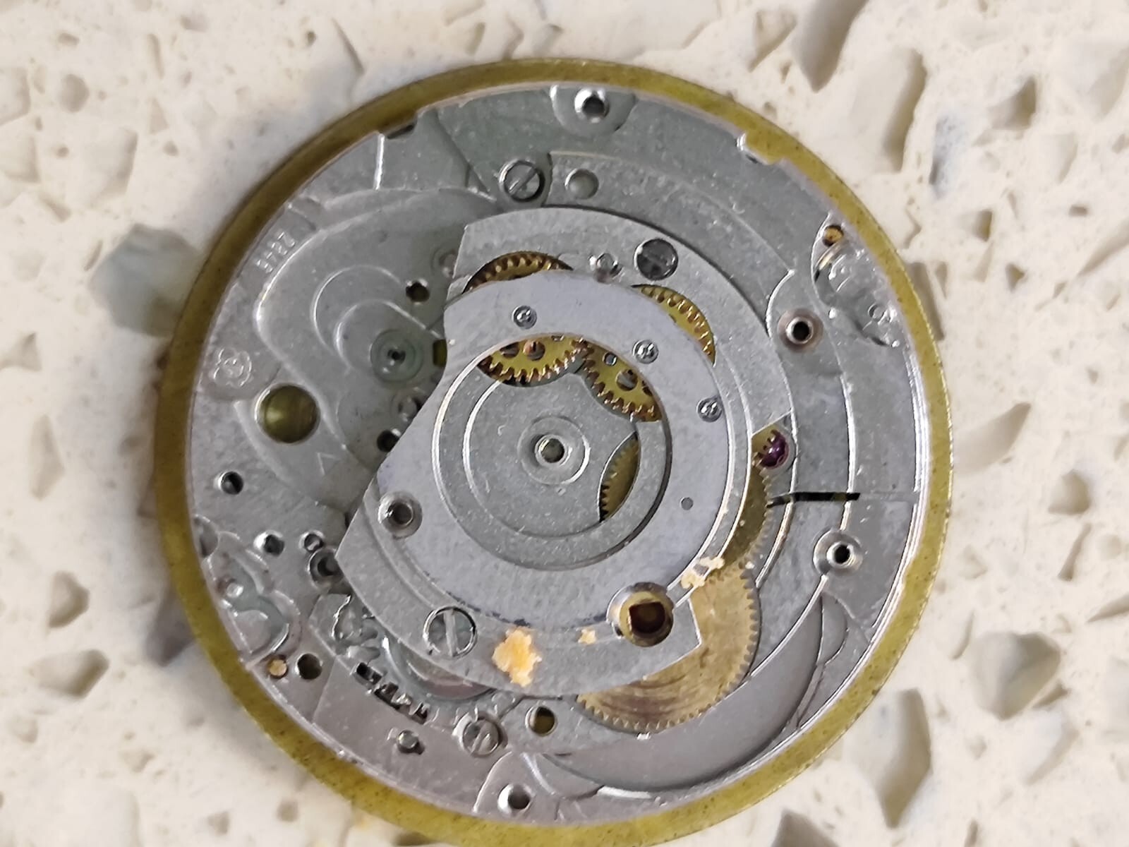 ETA 2846 with West End Watch – -Not work Incomplete Movement for parts