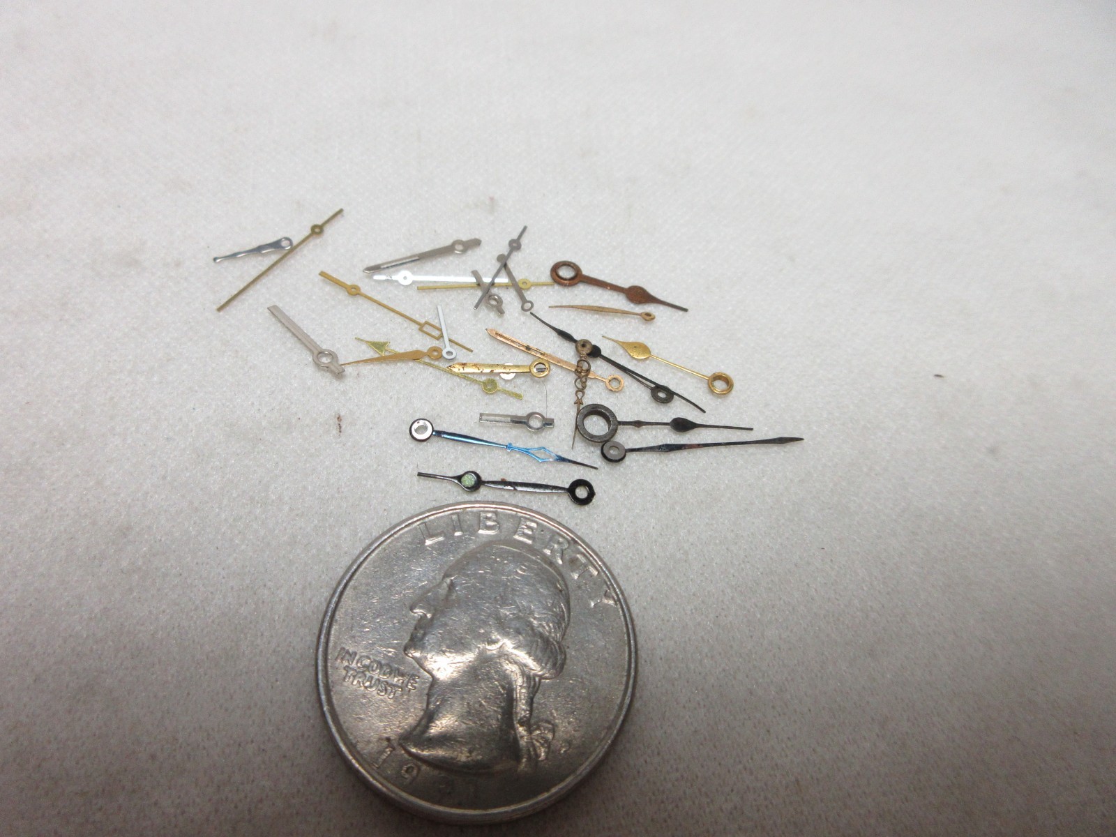 LOT OF 27 WATCH HANDS WATCHMAKER PARTS ASSORTED LOT POCKET / WRIST WATCH