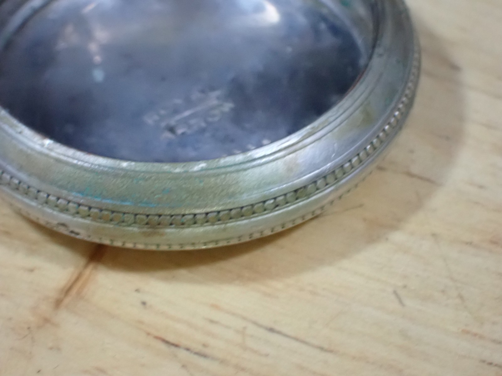 Vintage Royal Arrow Pocket Watch Case Silverode 18s Beaded Sides