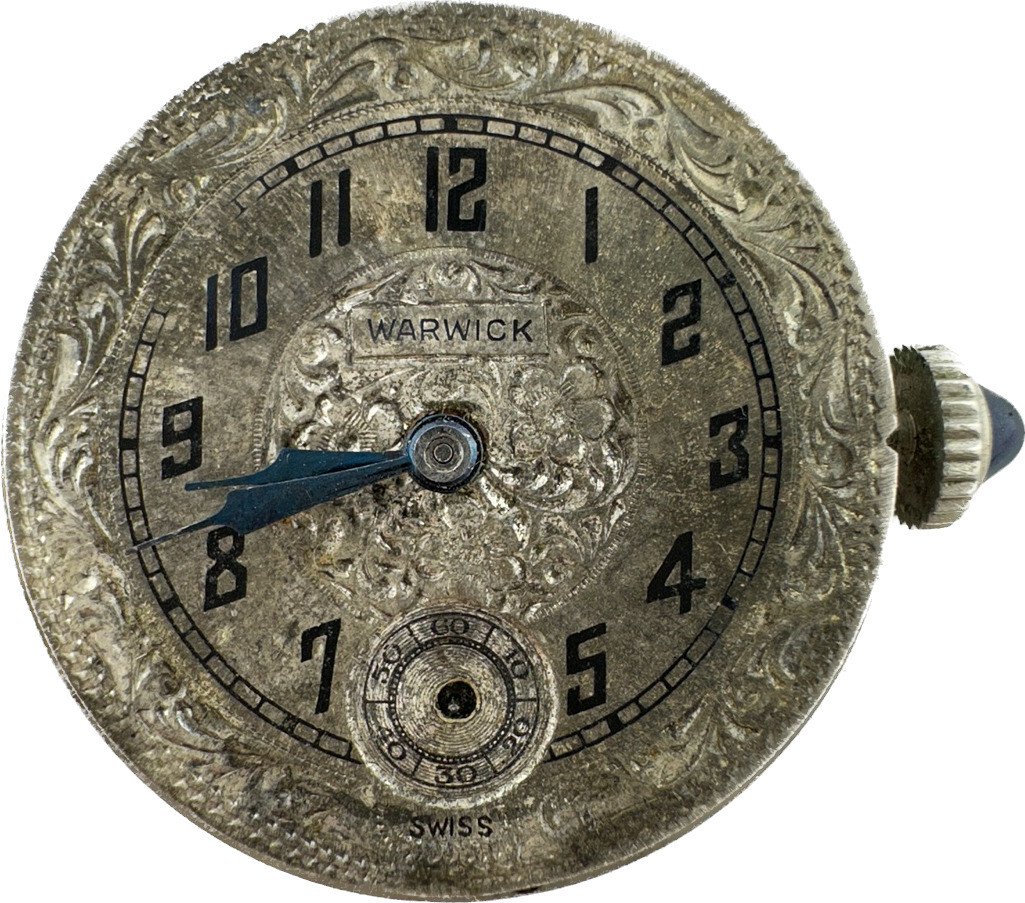 Vintage 23.5mm Warwick Mechanical Ladies Wristwatch Movement Swiss for Repair