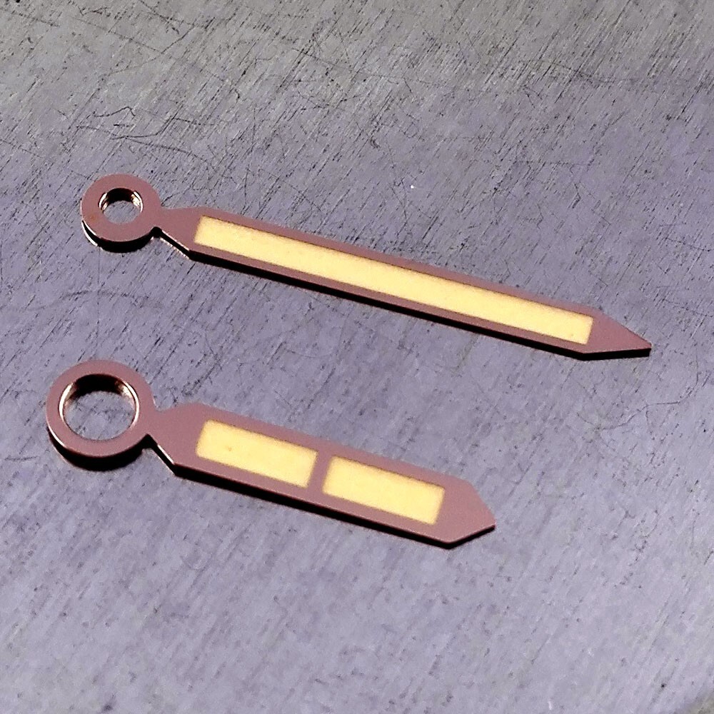 Rose Gold Watch Hands for UNITAS ETA6497 6498 ST3600 3620 Hand Winding Movement