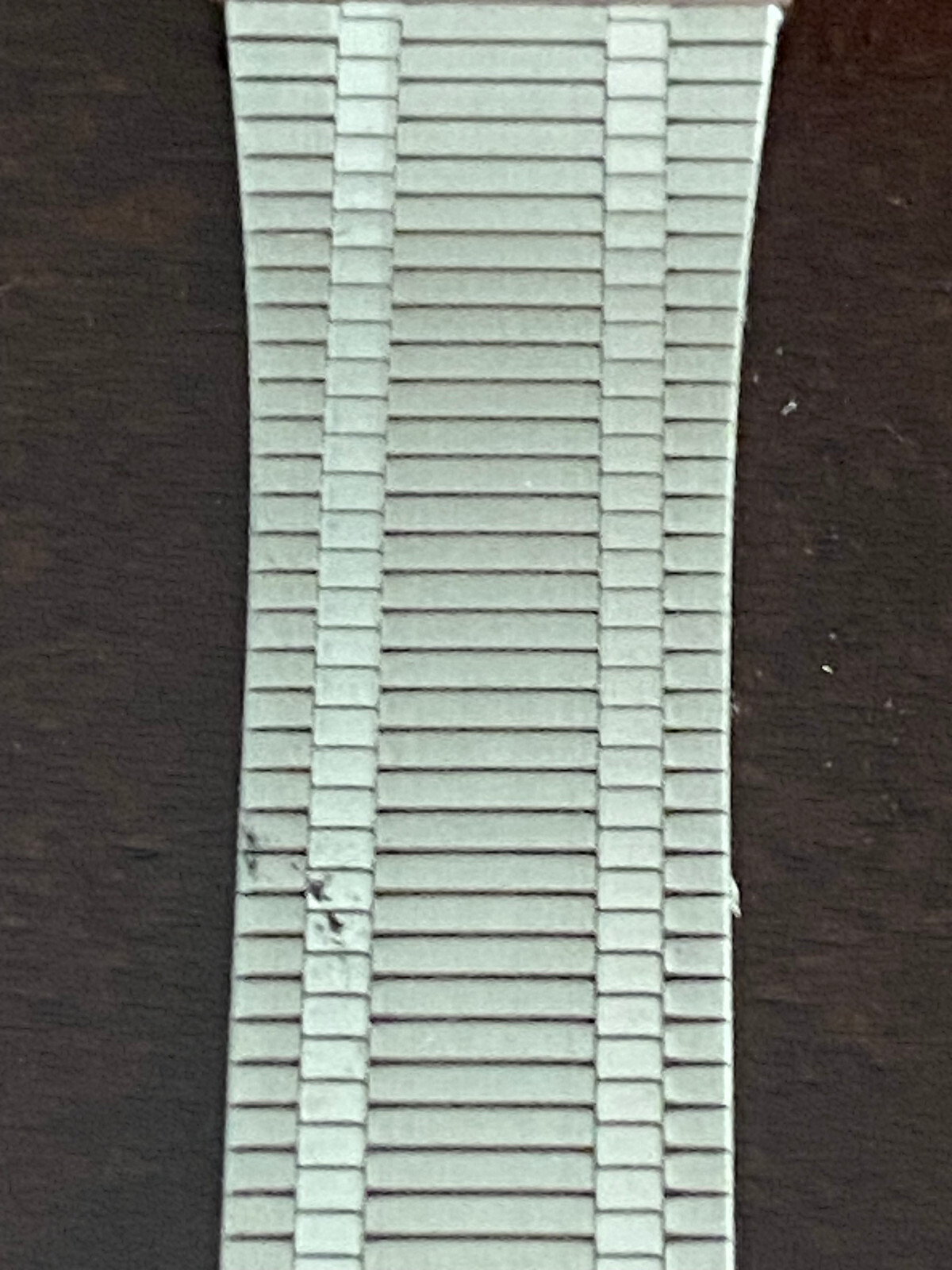 VINTAGE N.O.S. STAINLESS STEEL 20MM ADJUSTABLE WRIST WATCH BAND ONLY