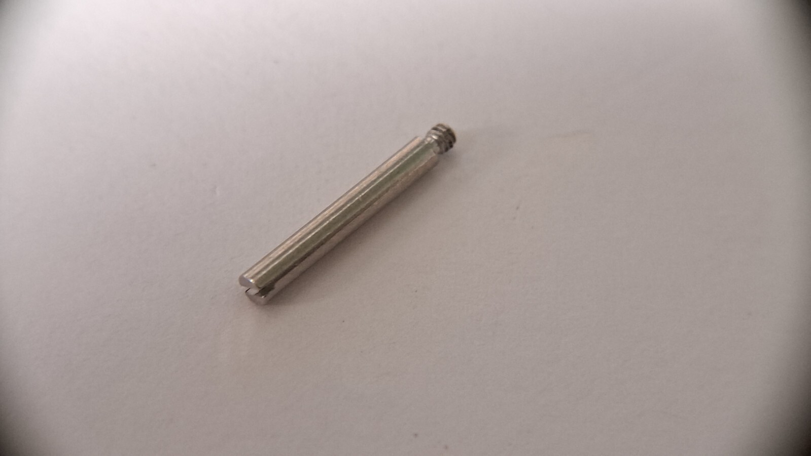 Rolex 32-23237 bracelet screw pin S/S White new 1 per order 12.8mm length, 1.75m