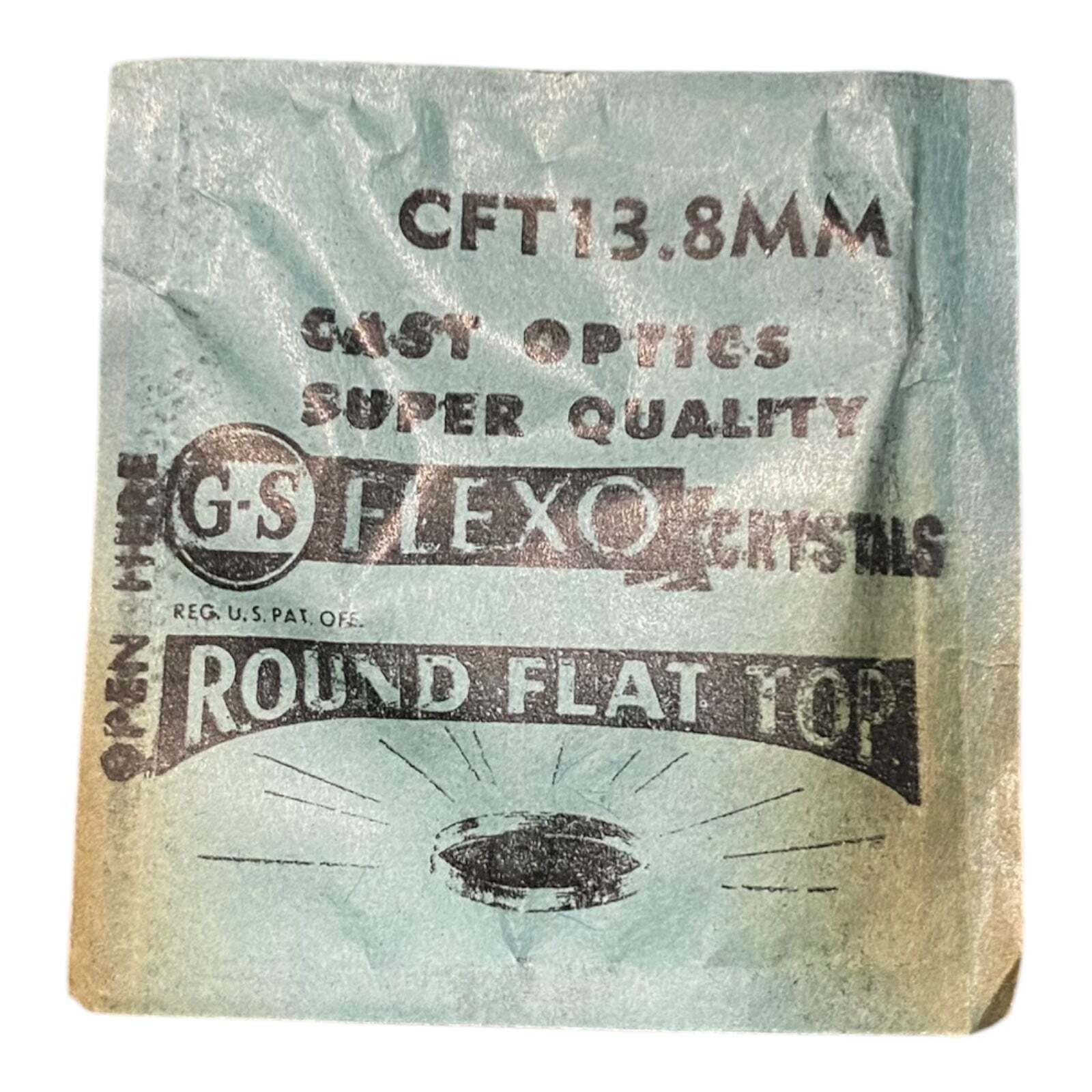 Germanow-Simon Mach (GS) CFT13.8MM Watch Crystal 13.8mm NOS Part Flexo