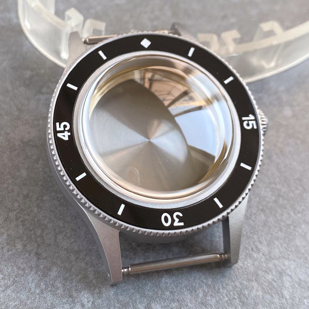 Sandblasted 40mm Diving Watch Case Dial Fit NH34 NH35 NH38 ETA2824 PT5000 SW200