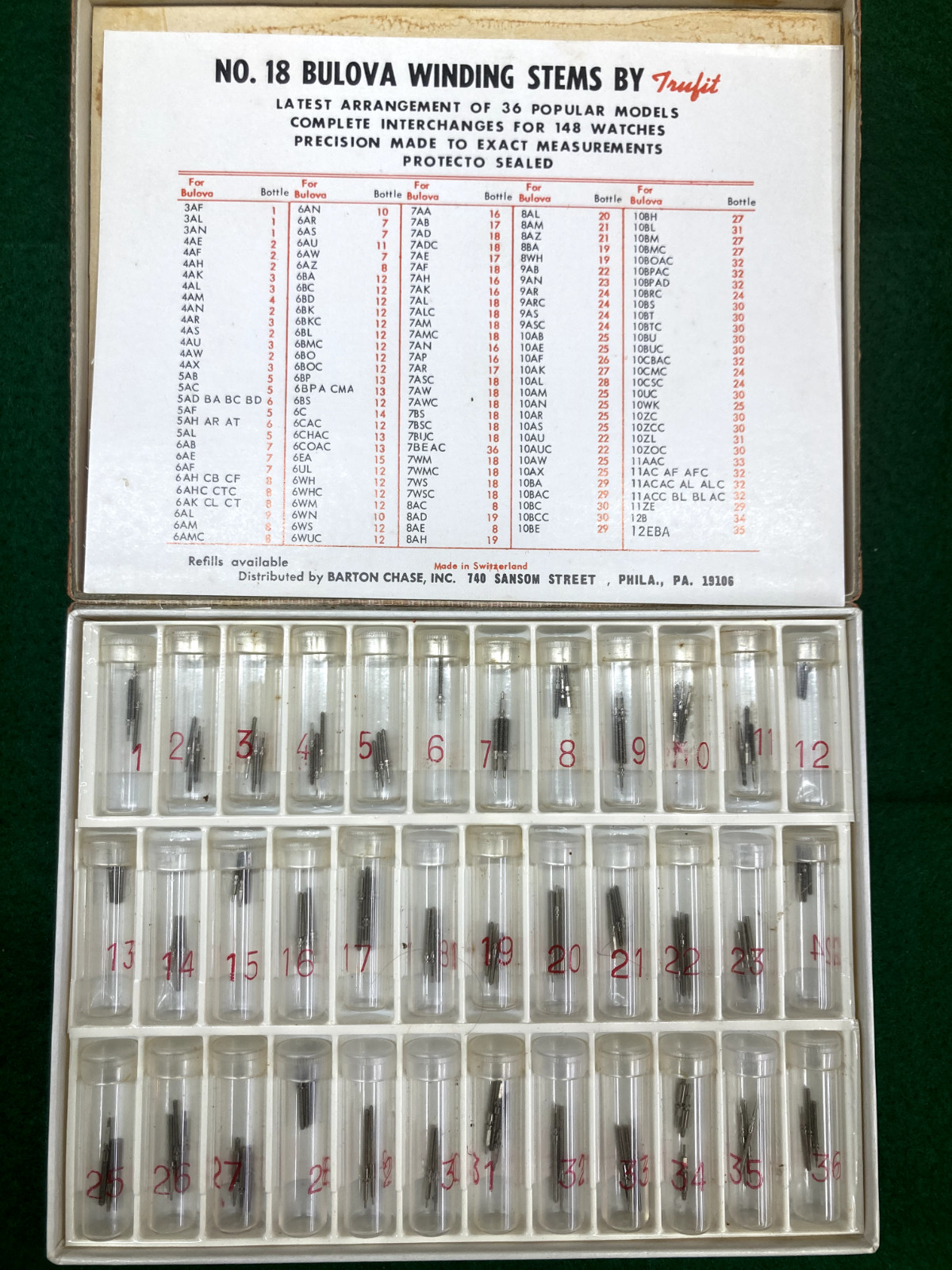 Vintage Bulova Wrist Watch Winding Stems by Trufit — Select the one you need!