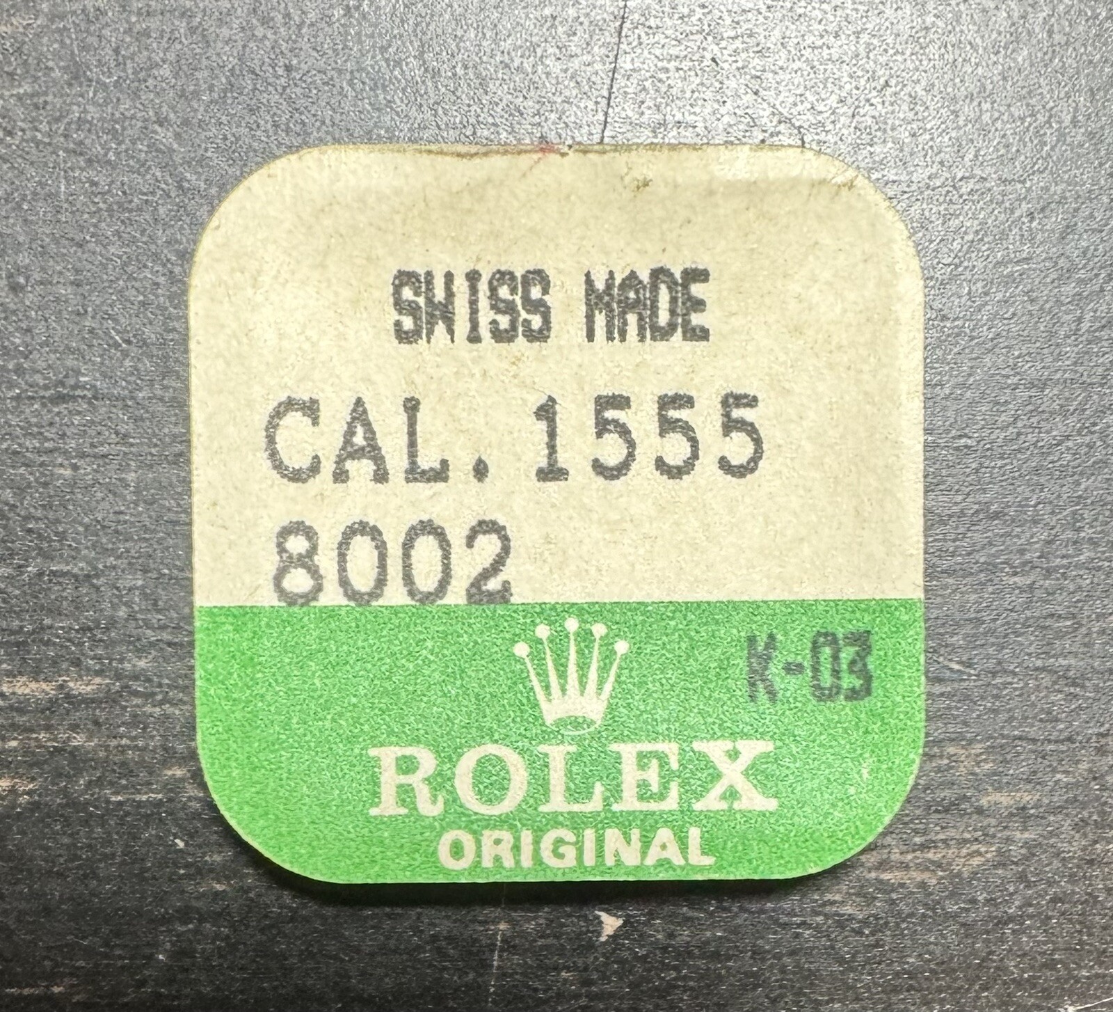 Rolex Cal. 1555 Part 8002 Sweap Center Second Pinion