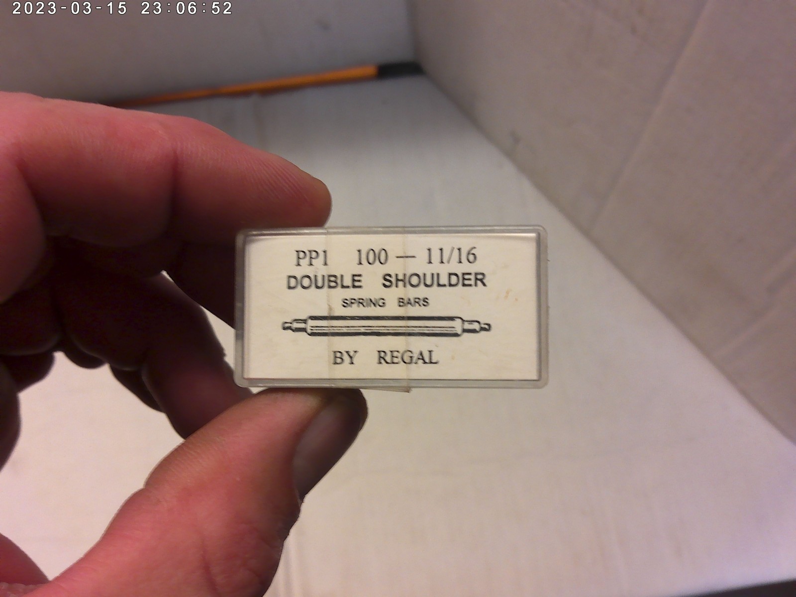 11/16″ double shoulder spring bars for watch bands (100 pack) REGAL NOS 1980’s