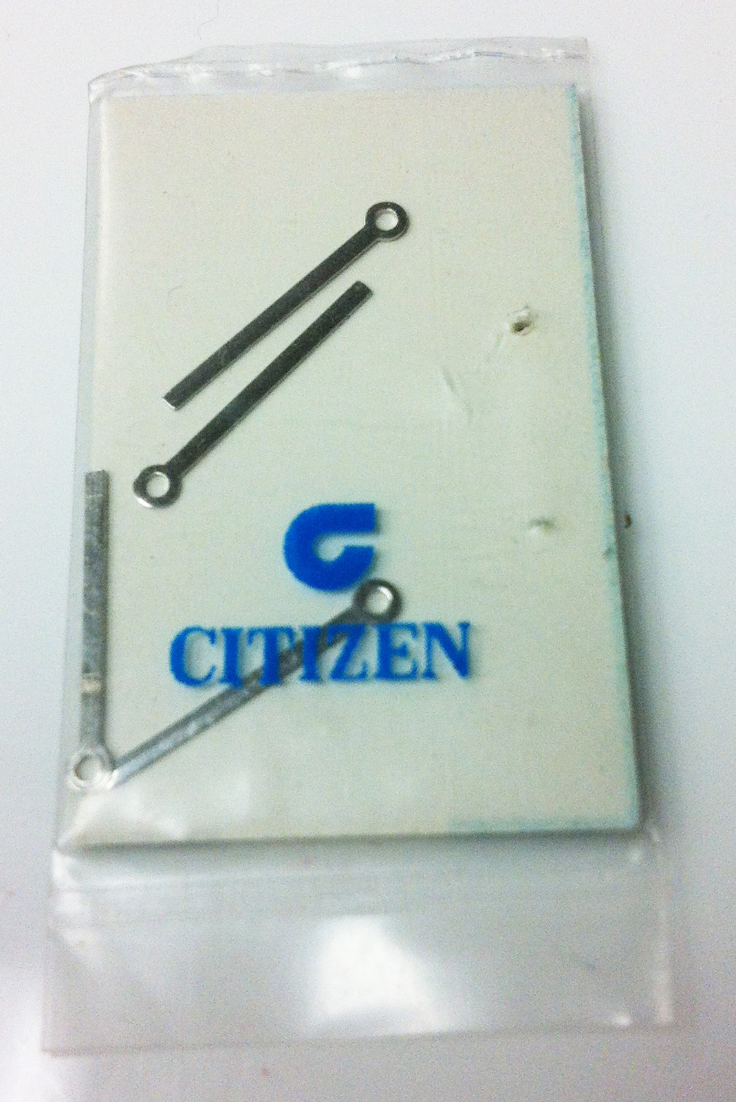 CITIZEN A58-5507 SILVER TONE MINUTE HANDS 12MM 4 PIECES ORIGINAL GENUINE NOS