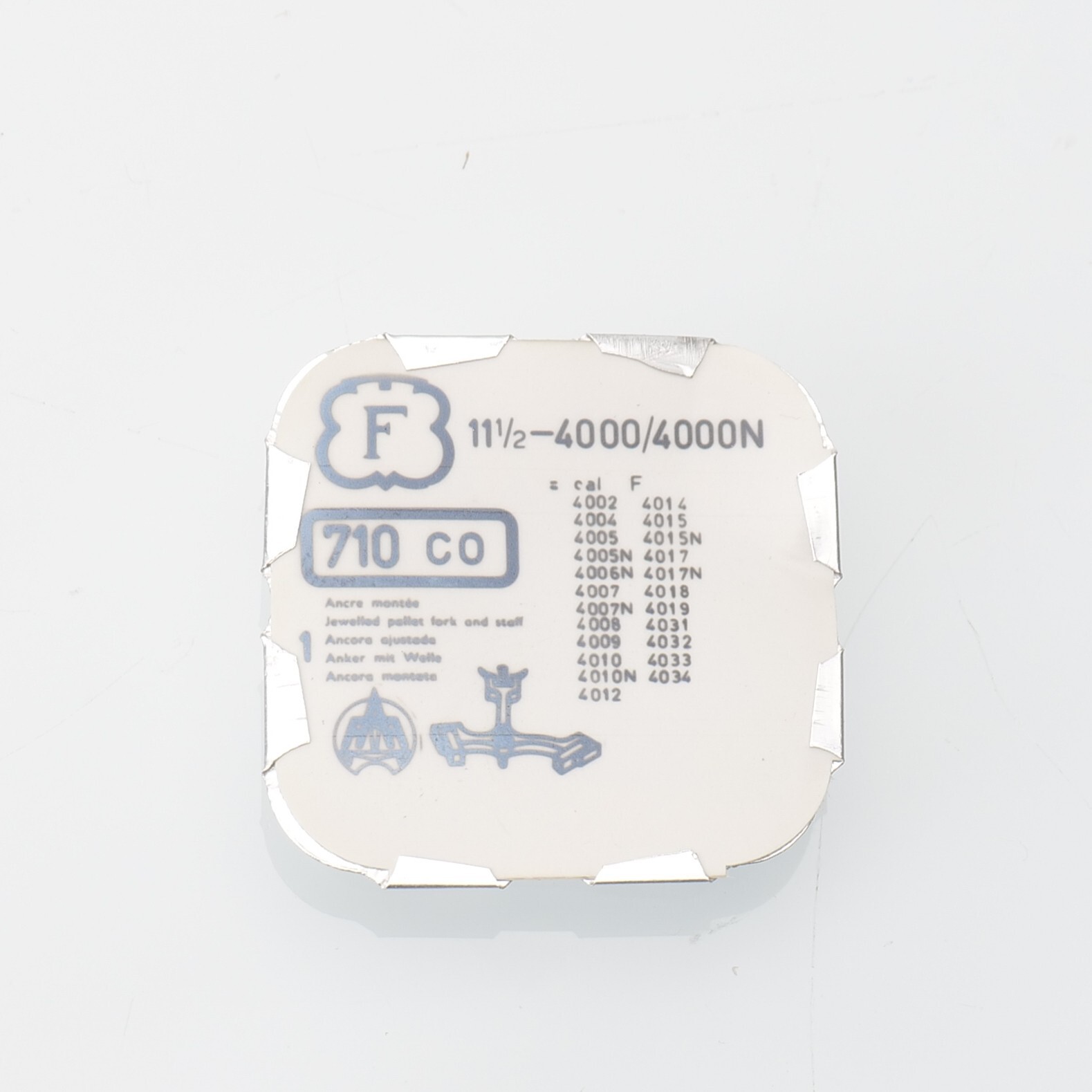 Felsa 4000, 4002 Pallet Fork 710/813 Watch Part Watchmaker New Old Stock (PFC)