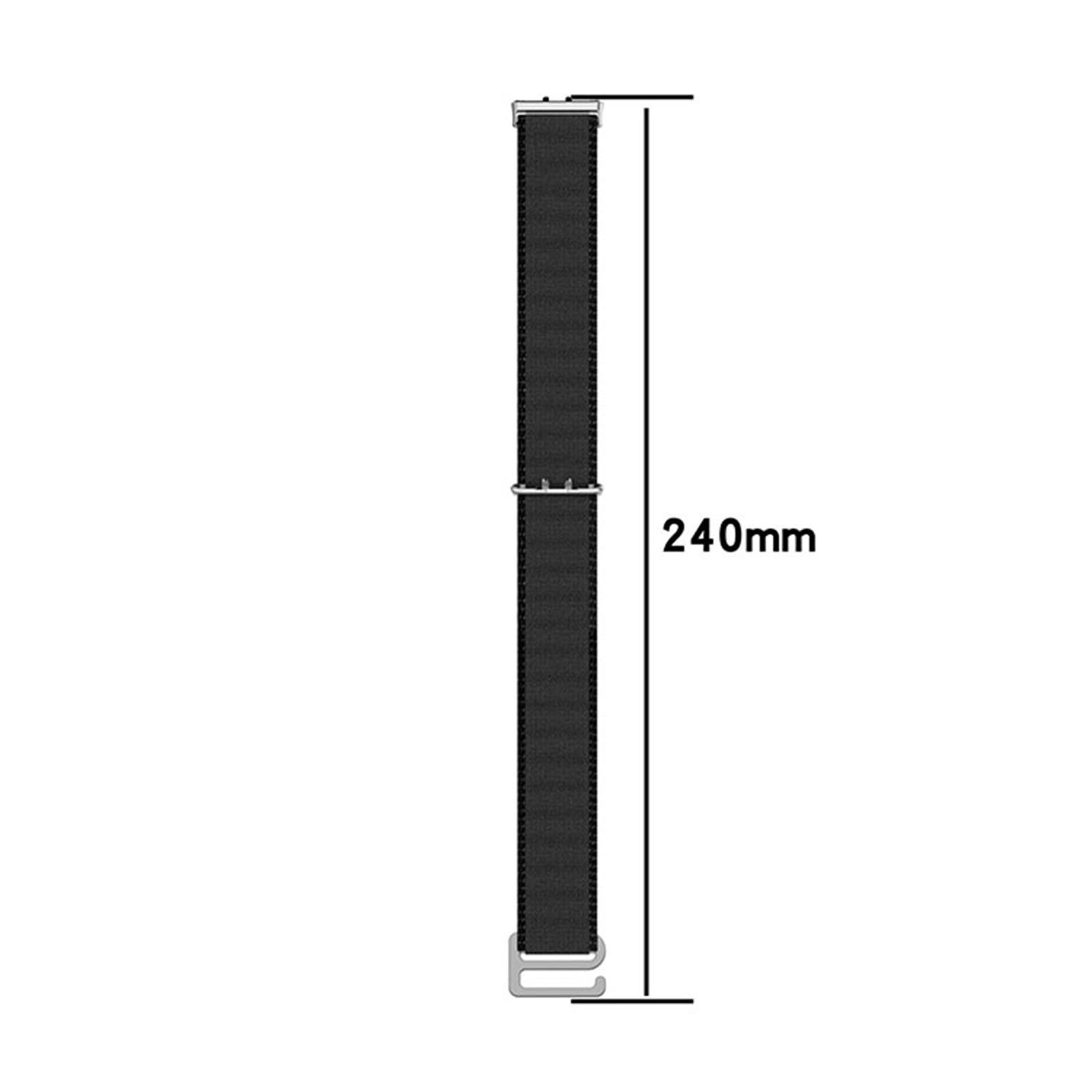 Nylon Woven Fabric Strap Watch Band Belt for Samsung Band Galaxy Fit3 (SM-R390)