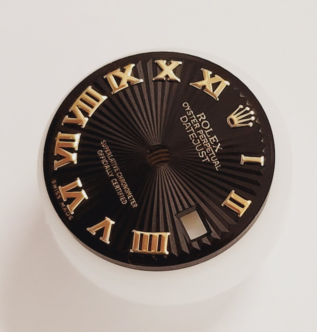 Genuine Rolex Dark Brown Dial Datejust 26mm Roman Sunburst 69173, 169173