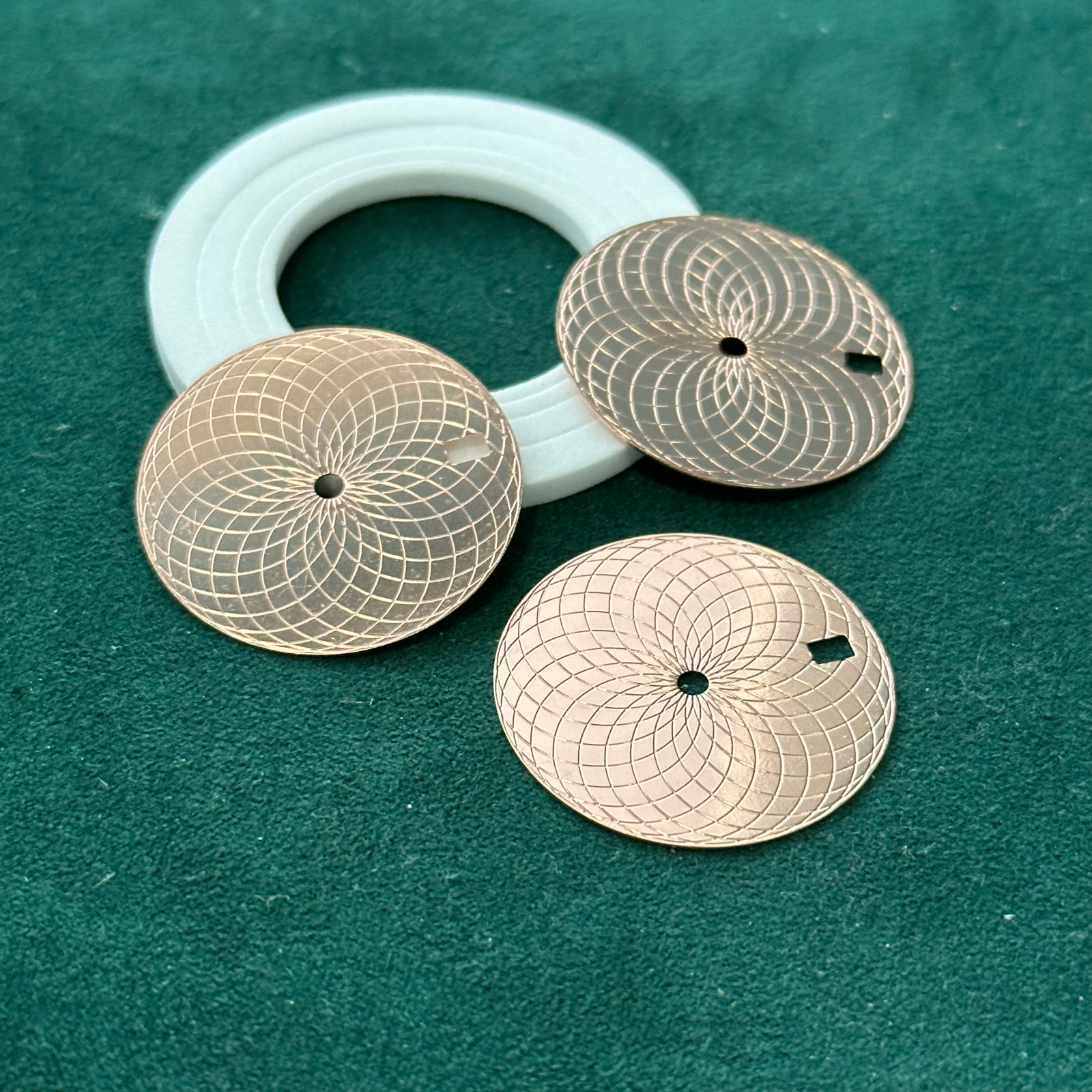 28.5mm Copper Engraved Watch Dial for NH35 NH36 or Seiko SKX007