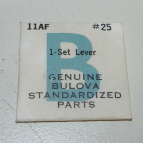 BULOVA SET LEVER 11AF #25 WATCHMAKER REPLACEMENT PARTS #264