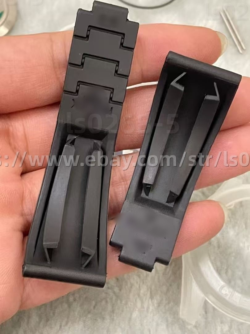 DIY SET for 3135 40MM Watch case + dial + hands + Strap sapphire