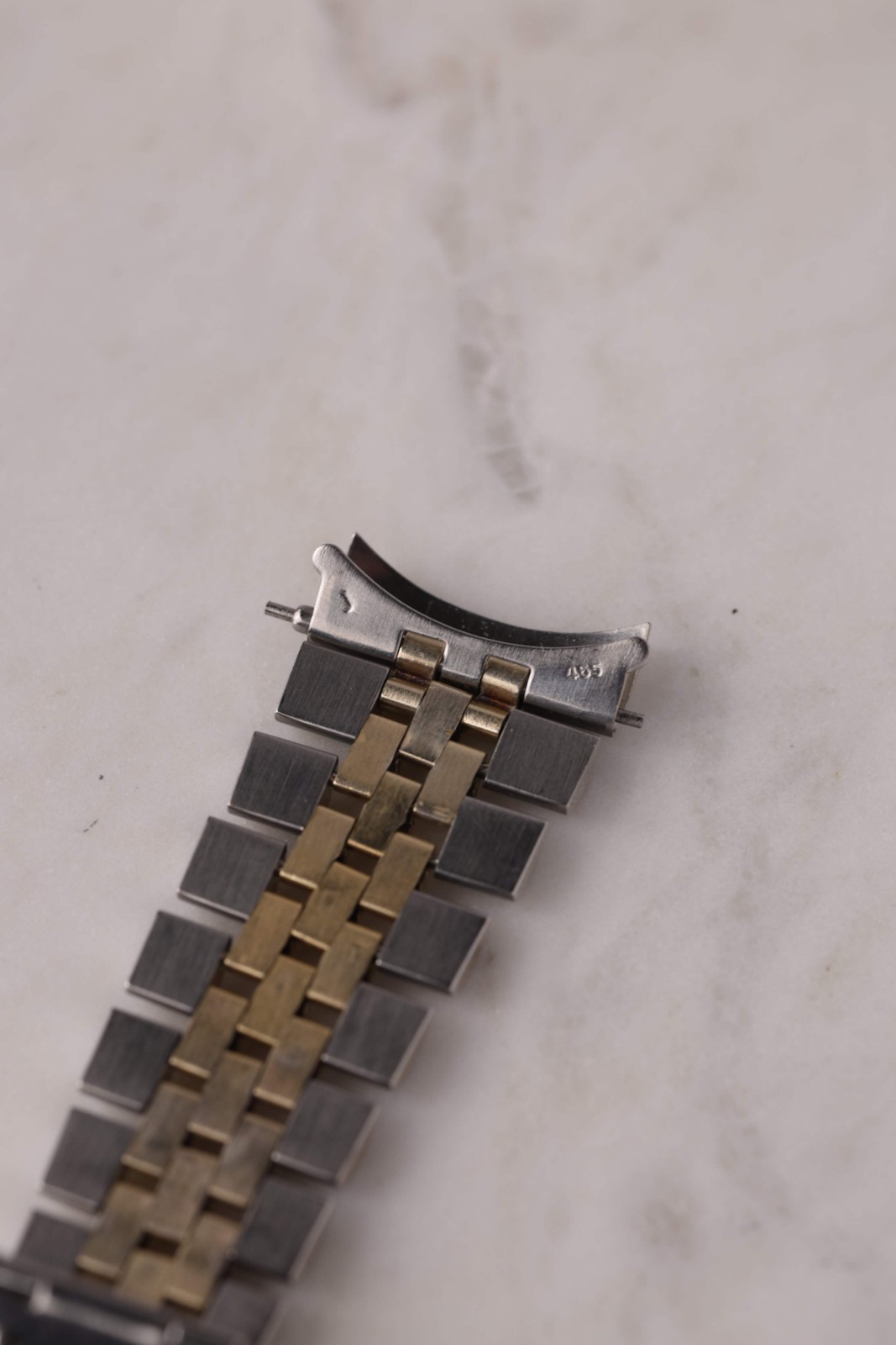Authentic Rolex Datejust Two Tone Gold jubilee Bracelet ref 62523 end links 455