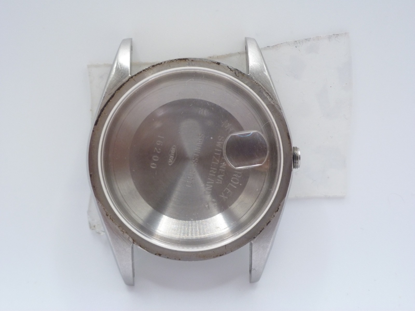 Genuine Rolex date just sapphire glass T series 36mm without Bezel 16233 vintage