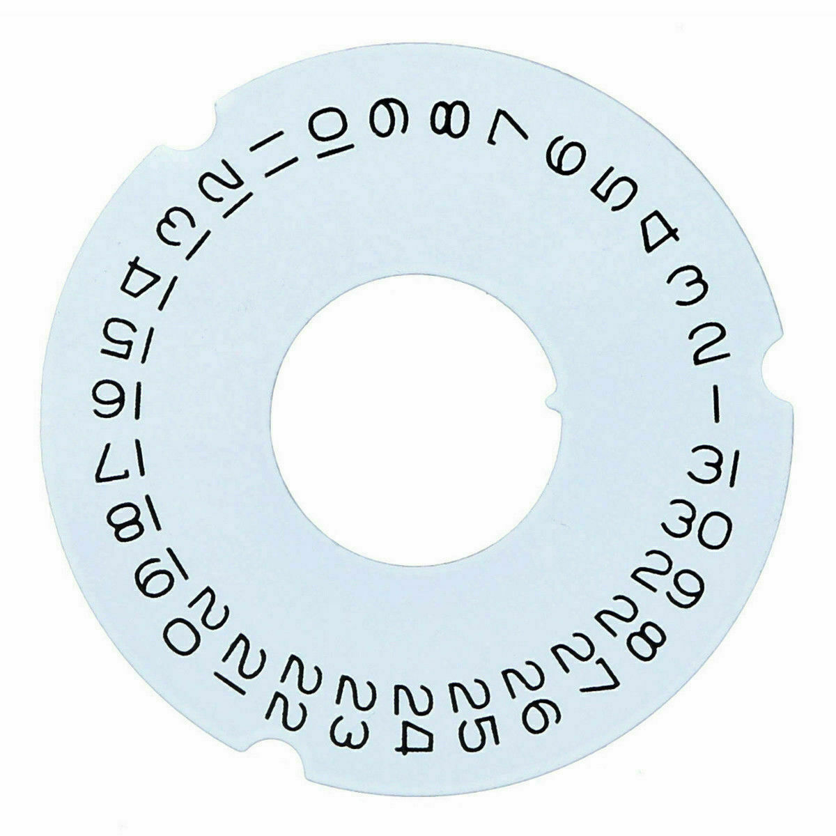 Date Disc For Rolex President 3055 Movement White Disc Watch Part