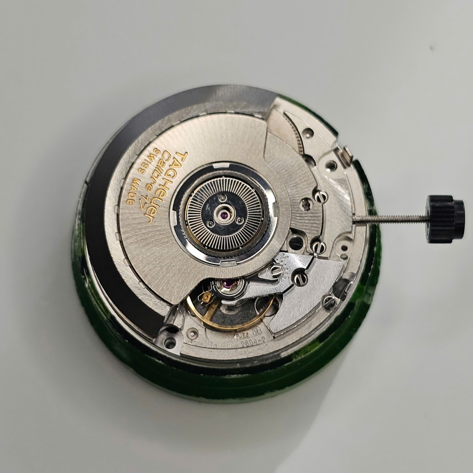 ETA2894 -2 Movement | TAG Heuer Caliber 17 Modular Chrono | Black Date 3-Subdial