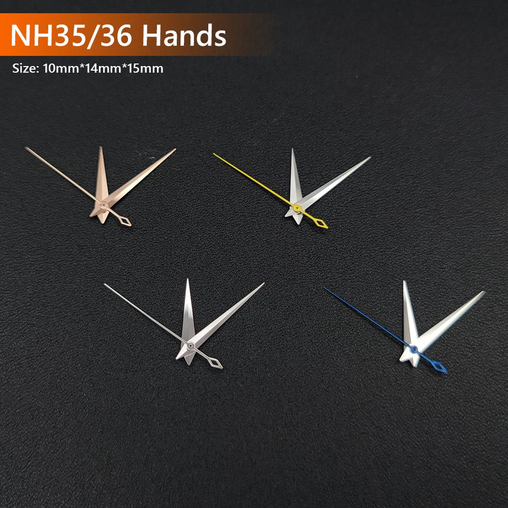 Mod NH35 Watch Hands Set 10*14*15mm Standard Presage Needles Silver/Rosegold…