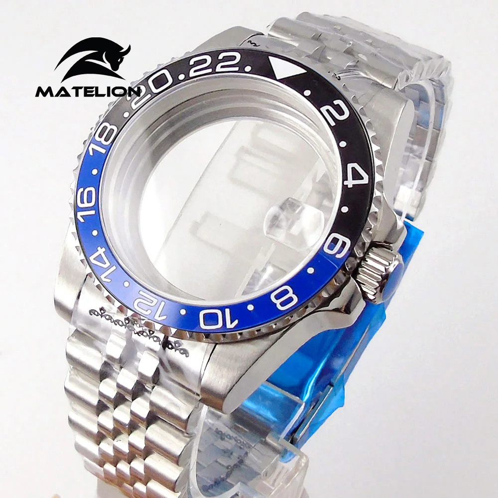 Matelion 200M Diving Case 40mm Fit NH35 NH36 NH34 GMT ETA 2824 PT5000 Watch Case