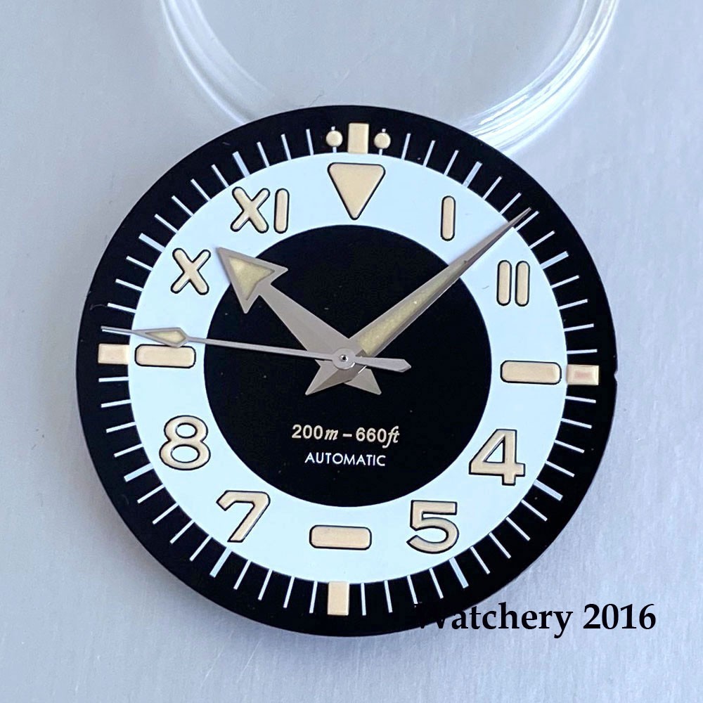 New 29mm Watch Dial Fit NH35/Miyota 8215/ETA 2824 PT5000 Sterile Graduated Dial