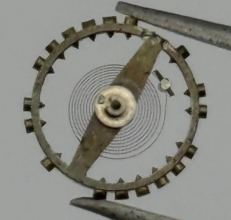 FHF 60 Balance Wheel Complete And Spring 6¾-8’’’ 200 M Watch Movement Parts NOS