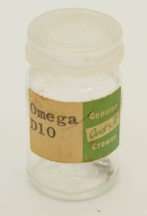 NOS Omega D10 Genuine Quick Fit Crown Original Factory Crown Swiss Watch Part