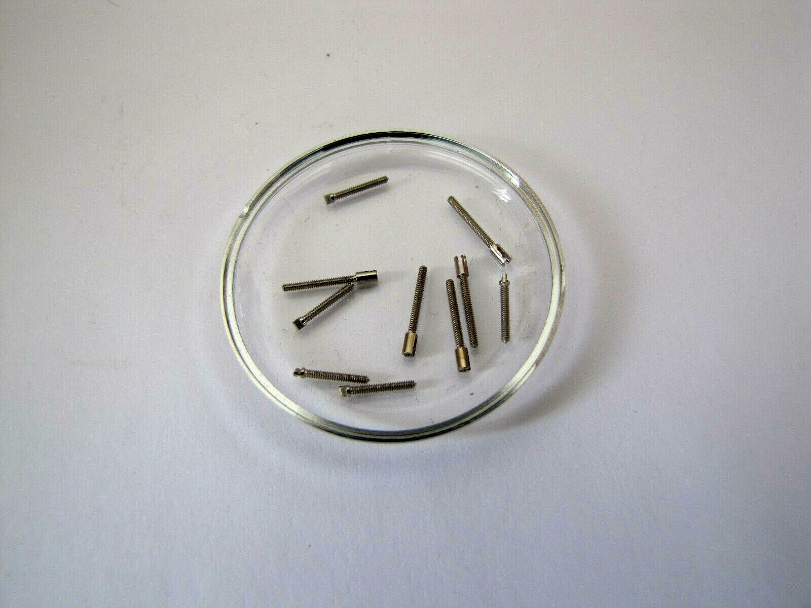 10 stems halves Two-Pieces, 0,9 mm. 5x positive, 5x negative, NOS swiss made