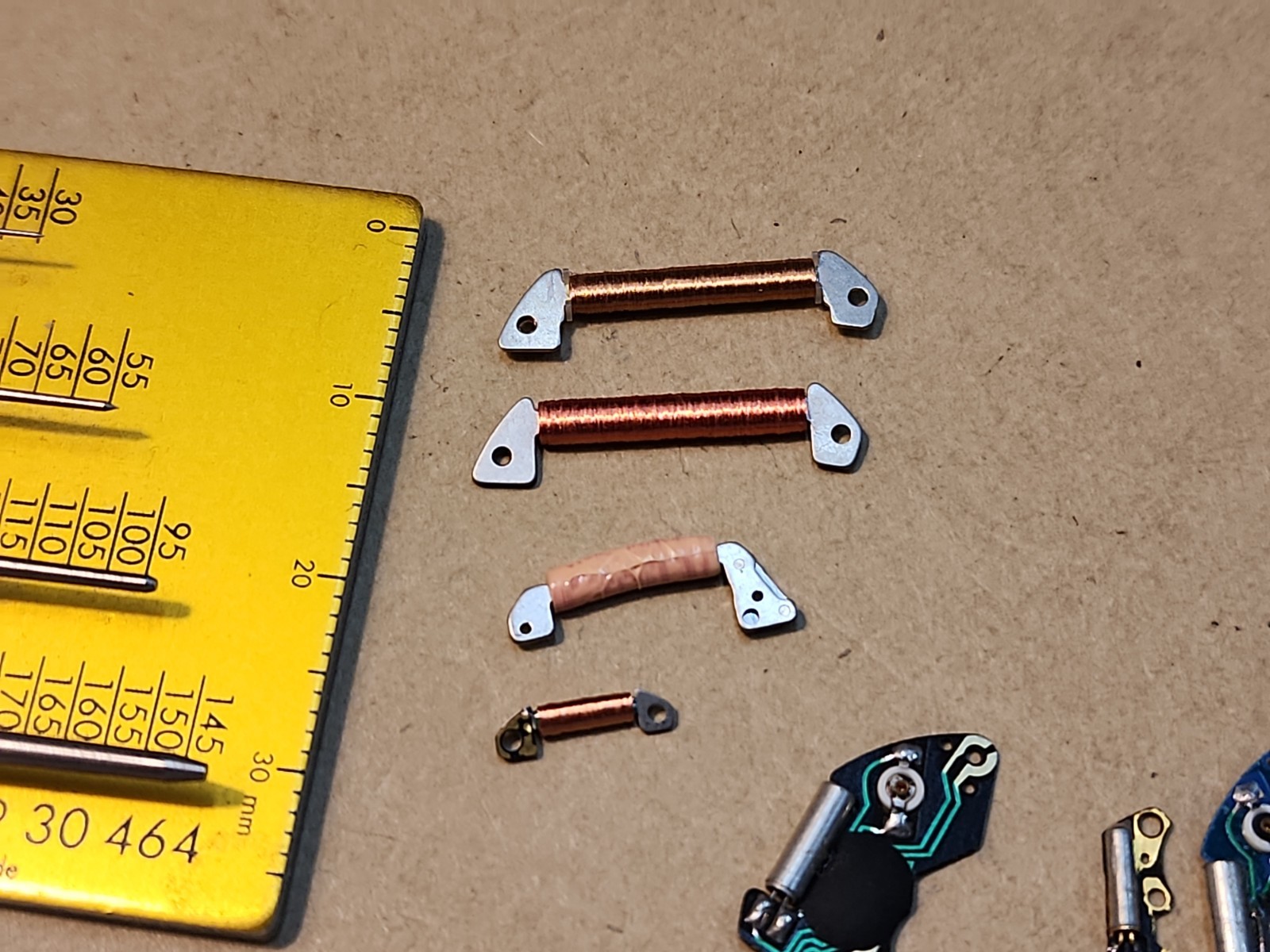 Lot Of Mixed NOS Circuits Coils Quartz Watch Movement Parts Repairs Spares